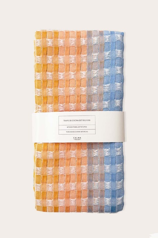 Calma House lavete de bucătărie din bumbac Ibiza 2-pack 50 x 70 cm multicolor IBIZA.50T.MUL