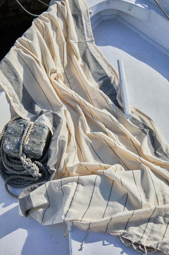 Accesorii Calma House prosop de plajă Tiana 100 x 180 cm TIANA.100.NEG multicolor