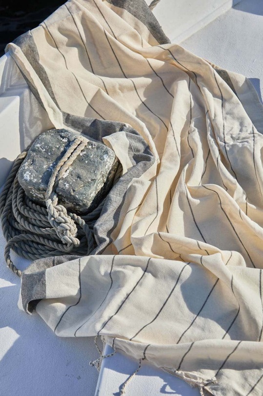 Calma House prosop de plajă Tiana 100 x 180 cm multicolor TIANA.100.NEG