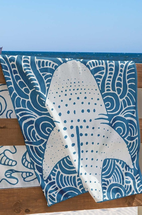 home & lifestyle ręcznik plażowy 90 x 180 cm 5905364633626 niebieski