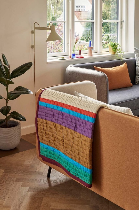 Nappali és hálószoba Hübsch pléd Pavilion Plaid 140 x 200cm 701406 többszínű