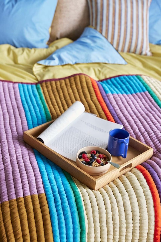 Hübsch pléd Pavilion Plaid 140 x 200cm többszínű 701406