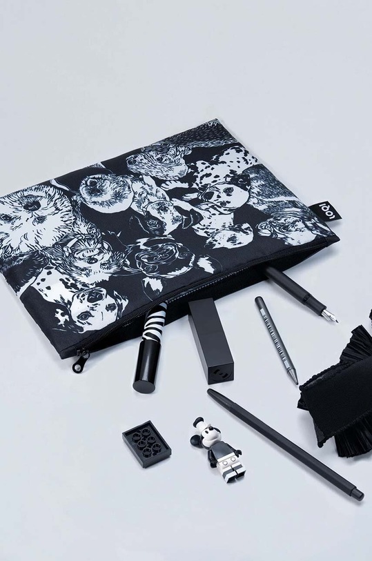 Sada taštiček LOQI Dogs 3-pack Q.ZP.RP.DO černá