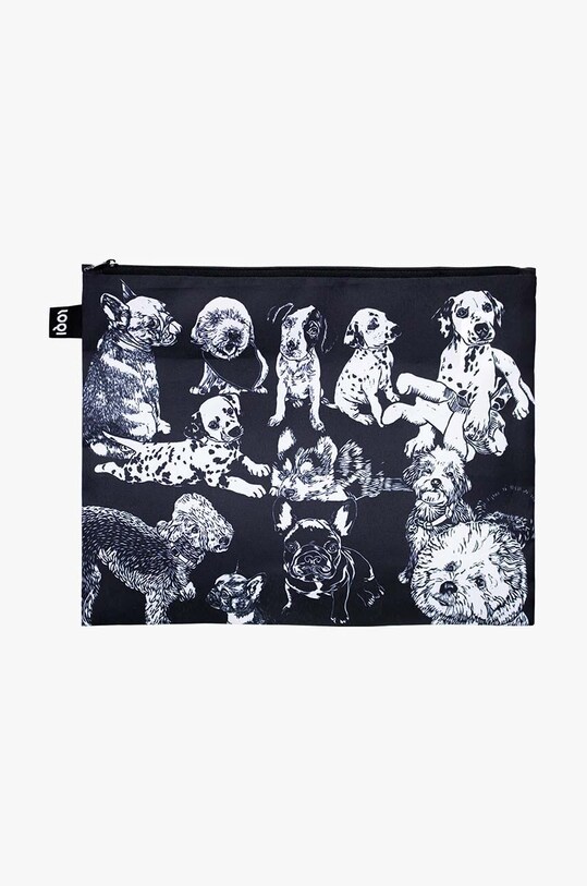 Σετ τσαντάκια LOQI Dogs 3-pack πολύχρωμο Q.ZP.RP.DO