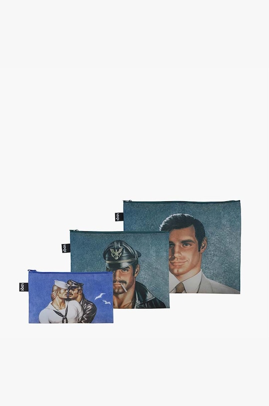 Σετ τσαντάκια LOQI Bon Voyage 3-pack πολύχρωμο Q.ZP.TF.DN
