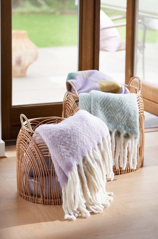 Cozy Living ágytakaró Mathea Throw 6250. kék AA00