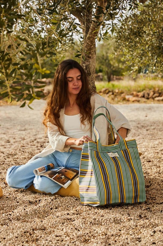 Plážová taška Calma House Berlin 58 x 40 x 20 cm viacfarebná BERLIN.B4058.MUL