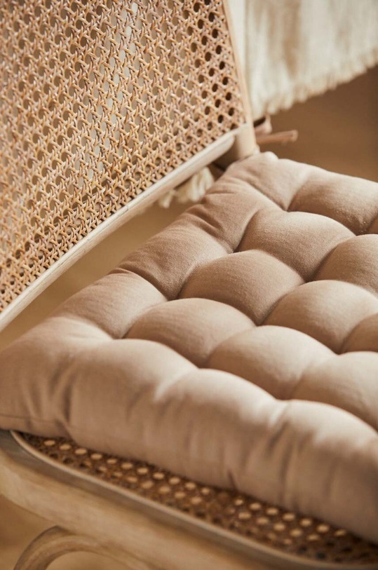 Salon i sypialnia Calma House poduszka na krzesło Gavema 40 x 40 x 4 cm GAVEMA.40G.PIE beżowy