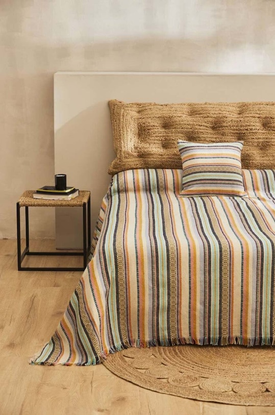 Obývací pokoj a ložnice Bavlněný přehoz Calma House Verda 240 x 260 cm VEDRA.240.MUL vícebarevná