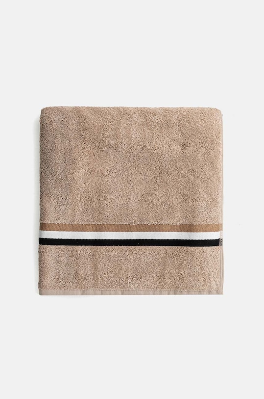 Хлопковое полотенце BOSS BLINEA Beige 70 x 140 cm 1041248 бежевый AA00