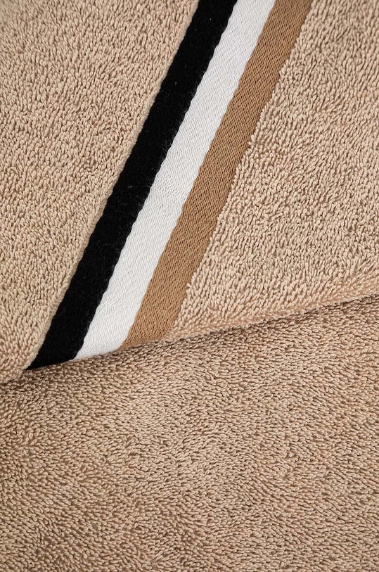 Ванная комната Хлопковое полотенце BOSS BLINEA Beige 70 x 140 cm 1041248 бежевый