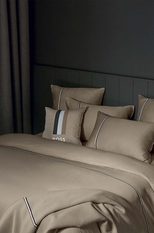 BOSS poszewka na poduszkę bawełniana BLINEA Beige 50 x 75 cm beżowy 1041025