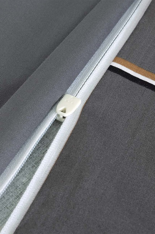 Bavlněný povlak na přikrývku BOSS BOSSCHEC Magnet 140 x 200 cm šedá 1041144
