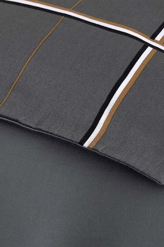 Salon i sypialnia BOSS poszwa na kołdrę bawełniana BOSSCHEC Magnet 200 x 200 cm 1041145 szary