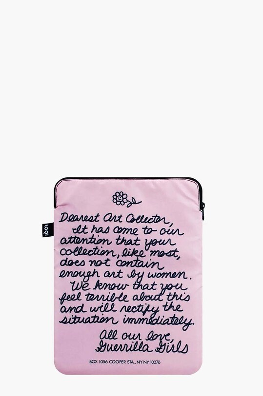 LOQI pokrowiec na laptopa Dearest Art różowy LS.GG.DC