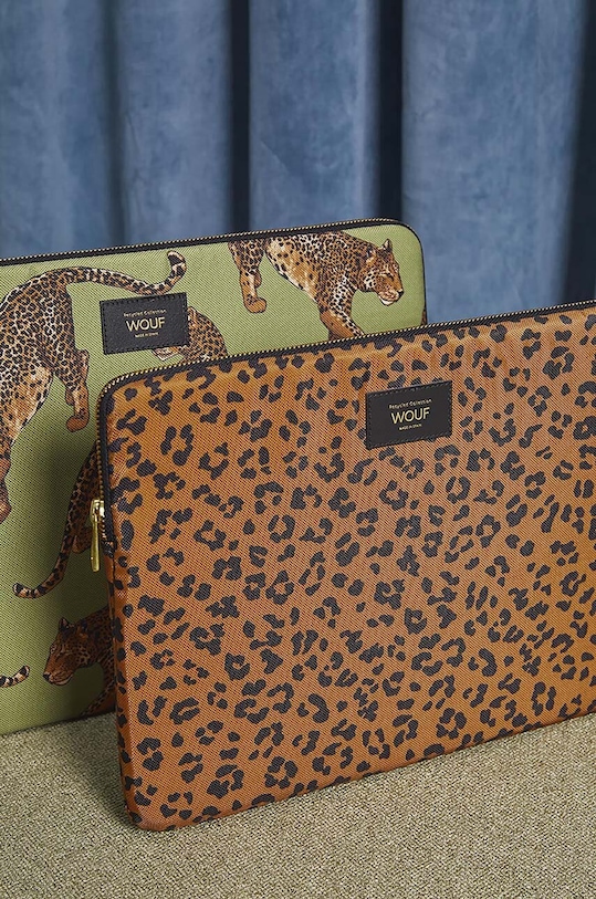 WOUF pokrowiec na laptopa Olive Leopard 13" & 14" S240029