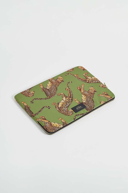 WOUF husa laptop Olive Leopard 13