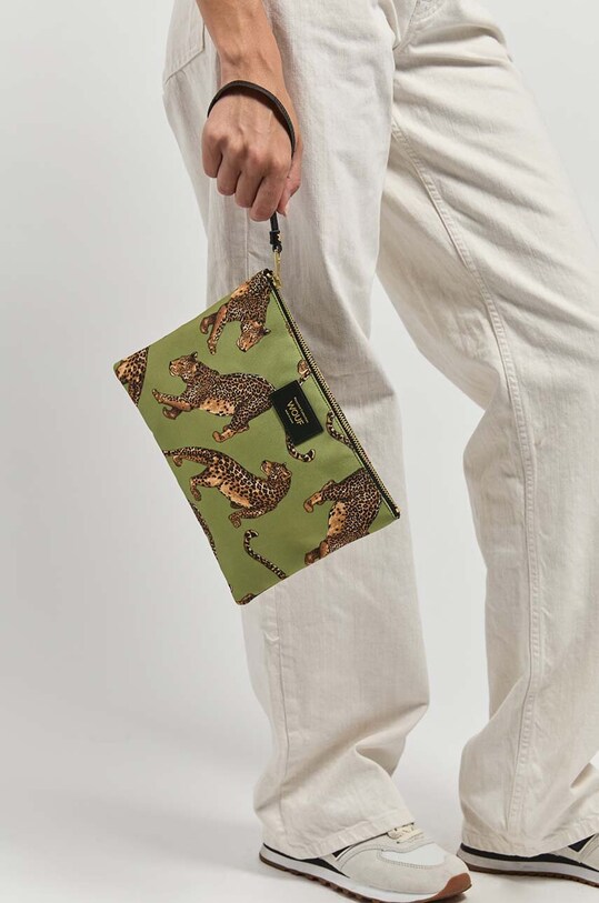 Psaníčko WOUF Olive Leopard XL vícebarevná MXA240029