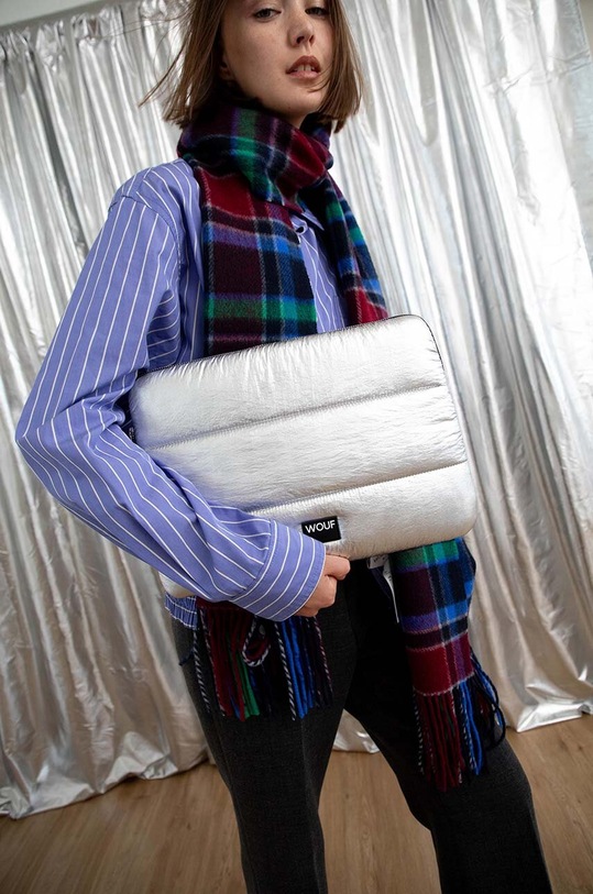 Torba za laptop WOUF Silver Glossy 13"&14" SQ240039