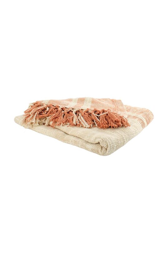 Pamučni pled home & lifestyle smeđa 106077