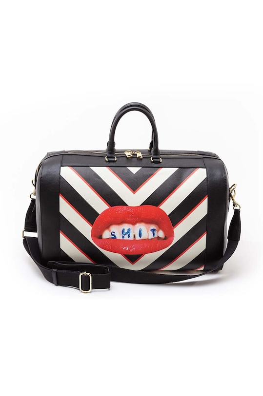 Příruční taška Seletti Travel Kit Travel Bag Shit vícebarevná 02372