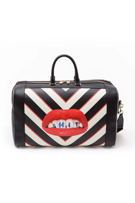 Příruční taška Seletti Travel Kit Travel Bag Shit 02372 vícebarevná AA00