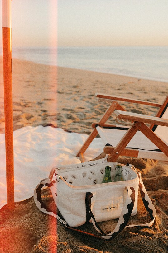 Πετσέτα παραλίας Business & Pleasure Co. BPA.TWL.RIV.WHT