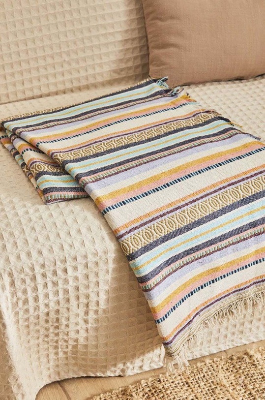 Памучно покривало Calma House 120 x 180 cm многоцветен VEDRA.120P.MUL