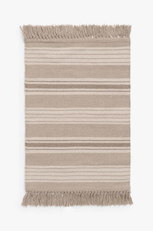 Vlněný kobereček Calma House Chara 60 x 90 cm béžová CHARA.90.BEI