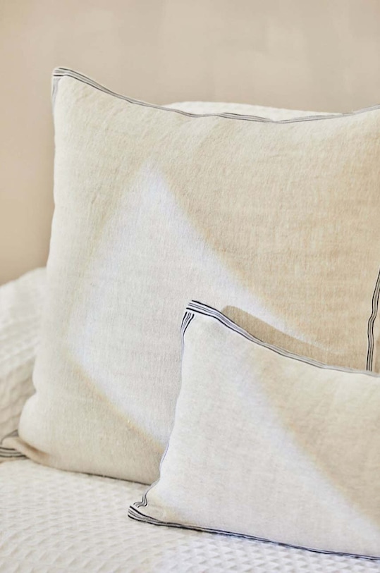 Гостиная и спальня Льняная наволочка Calma House Conca 60 x 60 cm CONCA.60.BEI бежевый