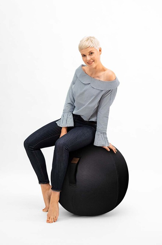 Μπάλα καθίσματος Magma Mesh Sitting Ball γκρί 80040.001