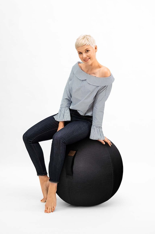 Lopta na sedenie Magma Mesh Sitting Ball sivá 80040.001