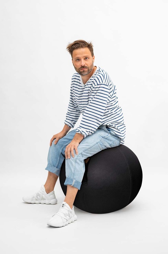 Lopta na sedenie Magma Mesh Sitting Ball 80040.001 sivá