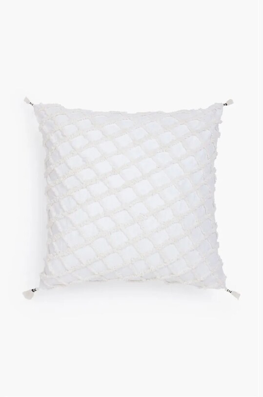 Хлопковая наволочка Calma House Royal 45 x 45 cm белый ROYAL.45.BCO