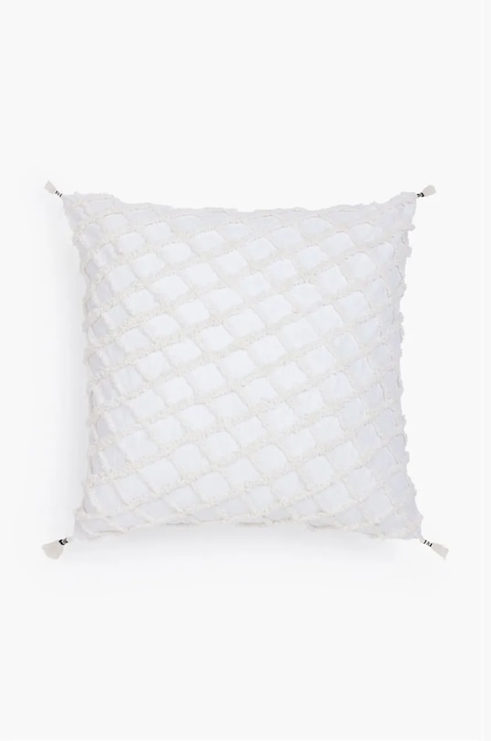 Бавовняна наволочка Calma House Royal 60 x 60 cm білий ROYAL.60.BCO