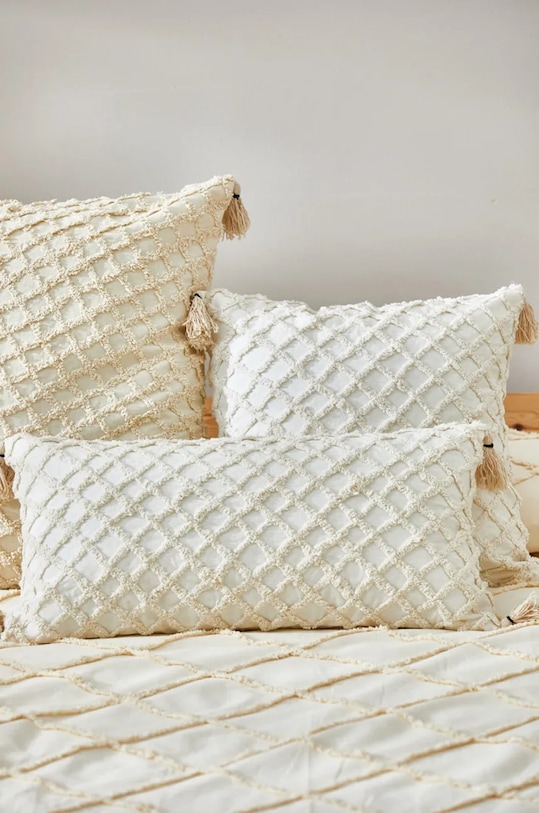 Бавовняна наволочка Calma House Royal 30 x 60 cm бежевий ROYAL.30.CRU