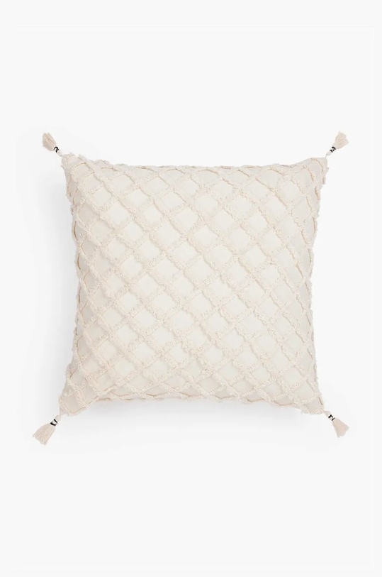 Calma House poszewka na poduszkę bawełniana Royal 45 x 45 cm beżowy ROYAL.45.CRU