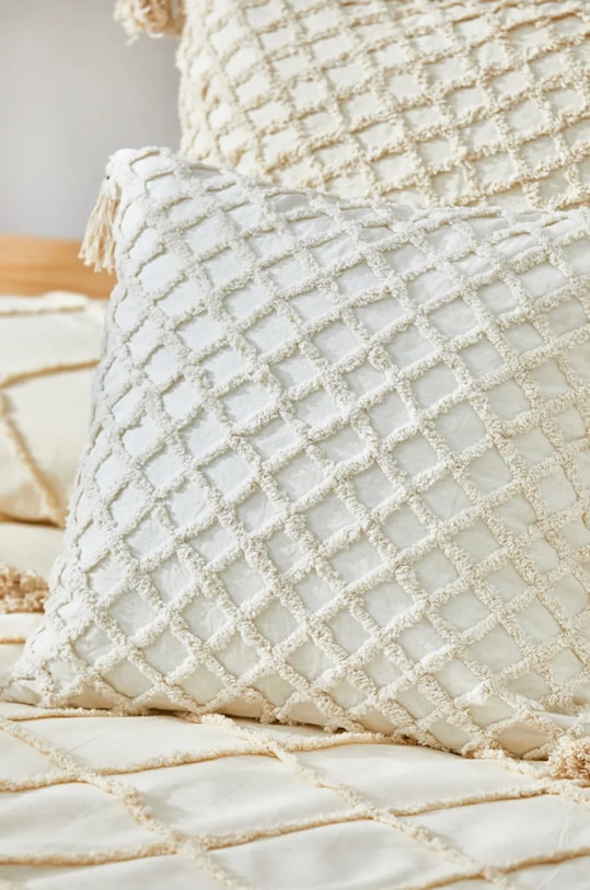 Calma House poszewka na poduszkę bawełniana Royal 45 x 45 cm beżowy ROYAL.45.CRU