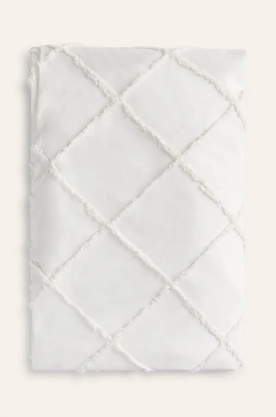 Памучно покривало Calma House Royal 180 x 260 cm бял ROYAL2.180.BCO