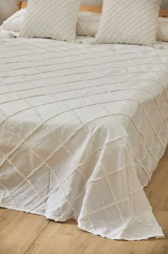 Памучно покривало Calma House Royal 180 x 260 cm бял ROYAL2.180.BCO
