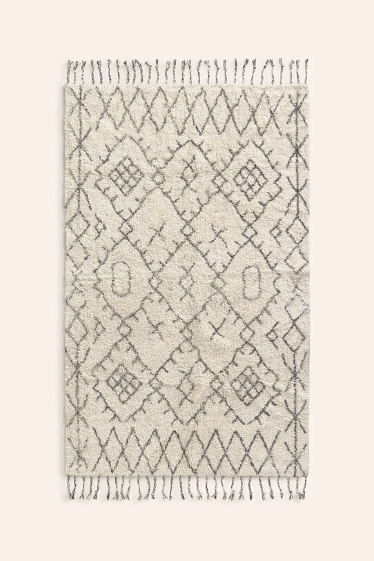 Calma House dywan bawełniany Turco 90 x 150 cm beżowy TURCO.150.CRU