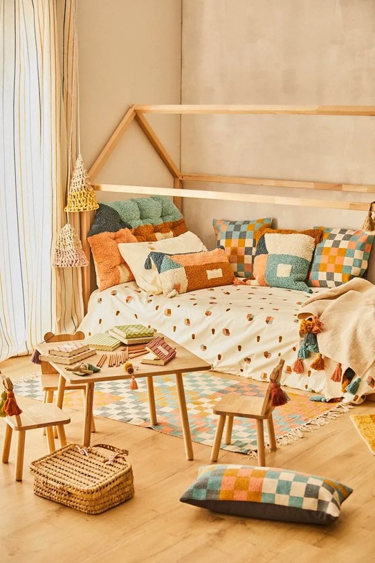 Opěrka hlavy Calma House Quilted 100 x 60 cm CASA.100C.MUL