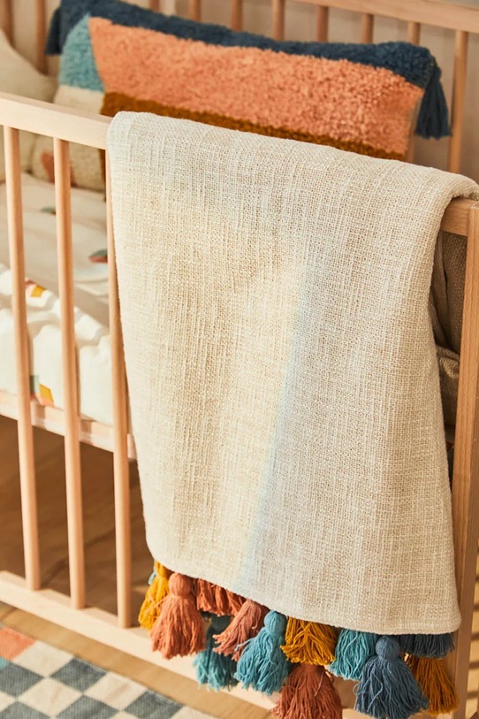 Bavlnený prehoz Calma House Casa 120 x 180 cm CASA.120P.CRU béžová AA00