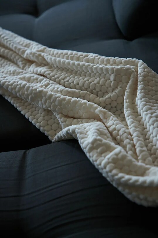 Вітальня та спальня Ковдра Sagaform Maja 130 x 170 cm 5018220 білий
