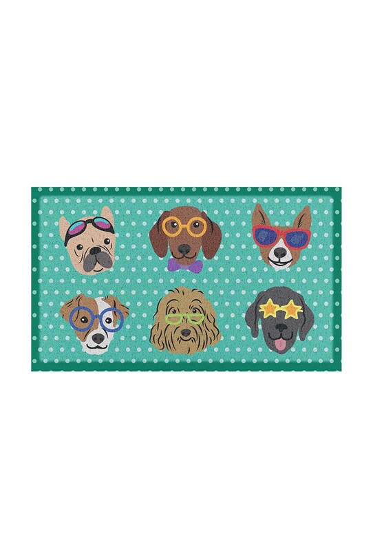 Artsy Doormats wycieraczka Dogs on Polka Dots multicolor DMW.DOGSHEADSPOLKA.7040