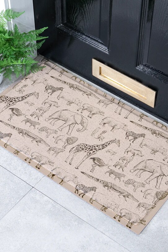 Rohožka Artsy Doormats Elephant Vintage DMW.ELEPHANTANDCO.7040 viacfarebná AA00