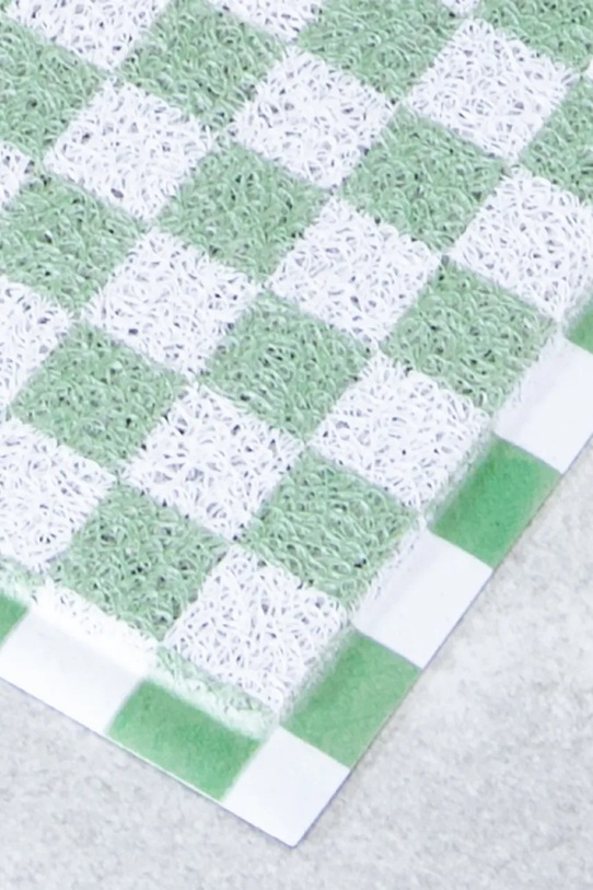 Salon i sypialnia Artsy Doormats wycieraczka Green Check DMW.GREENCHECK.7040 multicolor