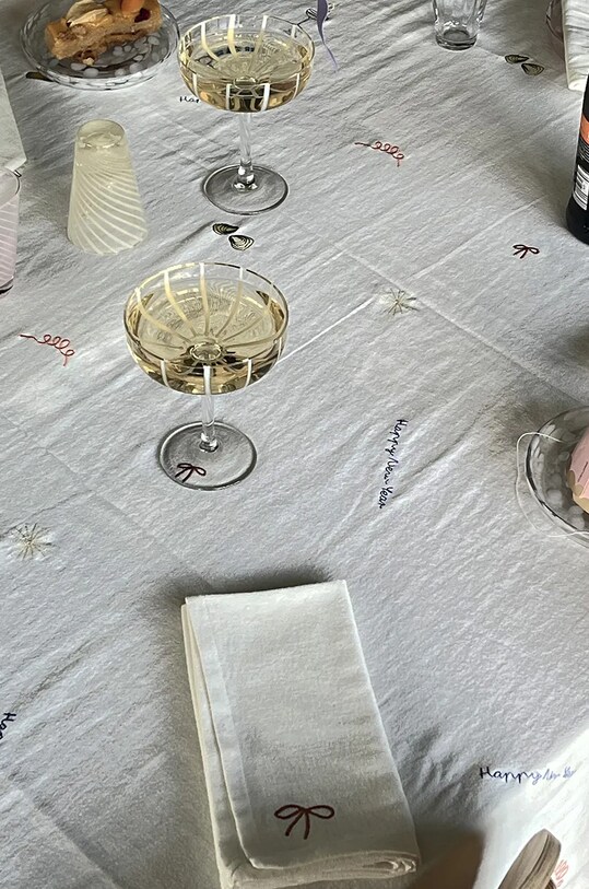 Набір бавовняних серветок OYOY New Year Napkin 4-pack L301397 барвистий