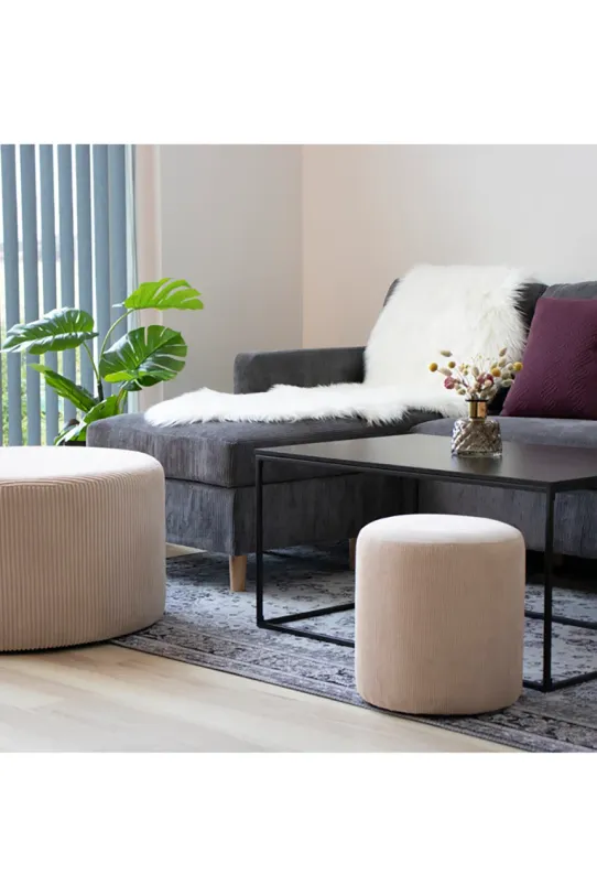 Salon i sypialnia House Nordic narzuta Lambskin Artificial 3981210 biały