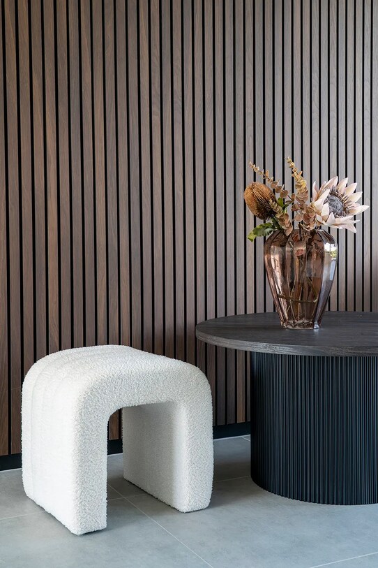 Πουφ House Nordic Colma λευκό 1501225
